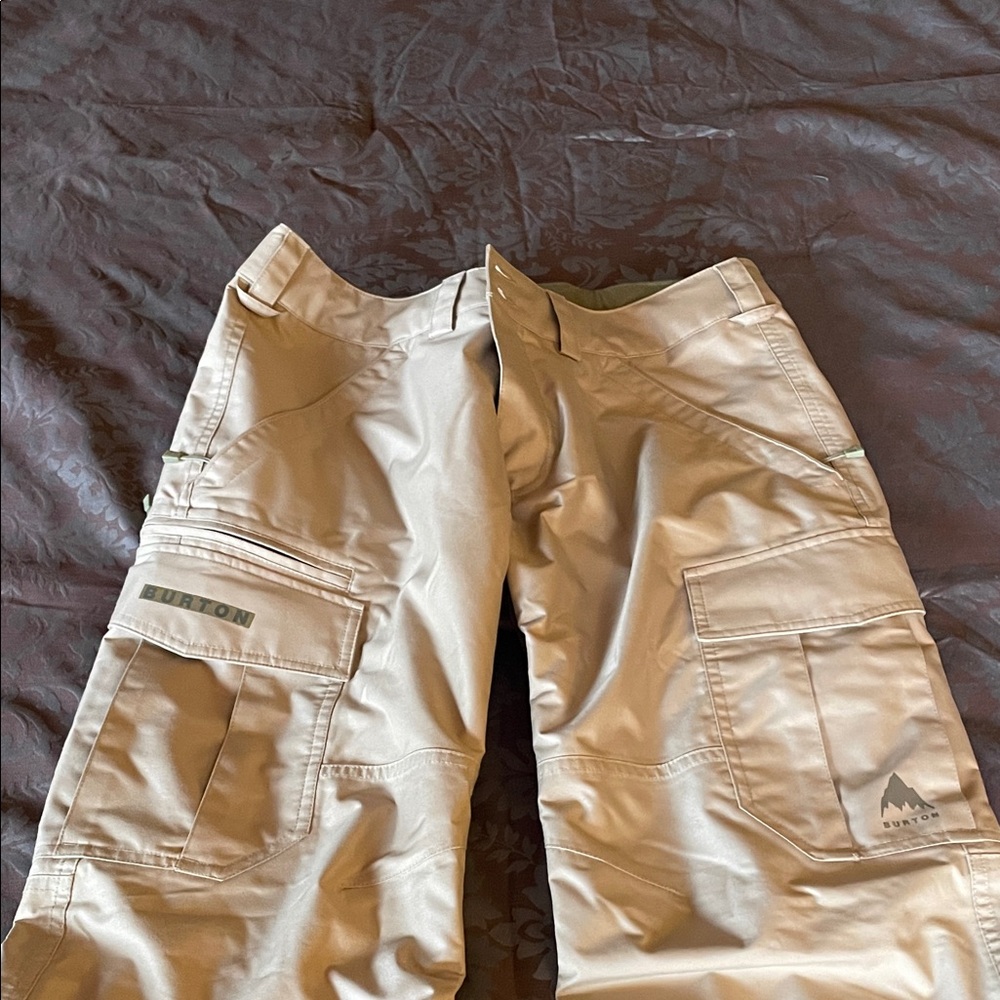 Burton Khaki Utility ski pants men’s size large - Picture 3 of 12